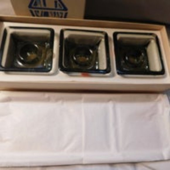 Vintage HOLMEGAARD Glass Candle Holders - Picture 2 of 9